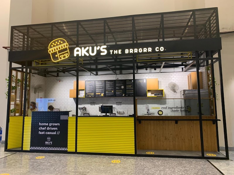 Aku's - The Burger Co. / Gurgaon Place mentioned in saved reels