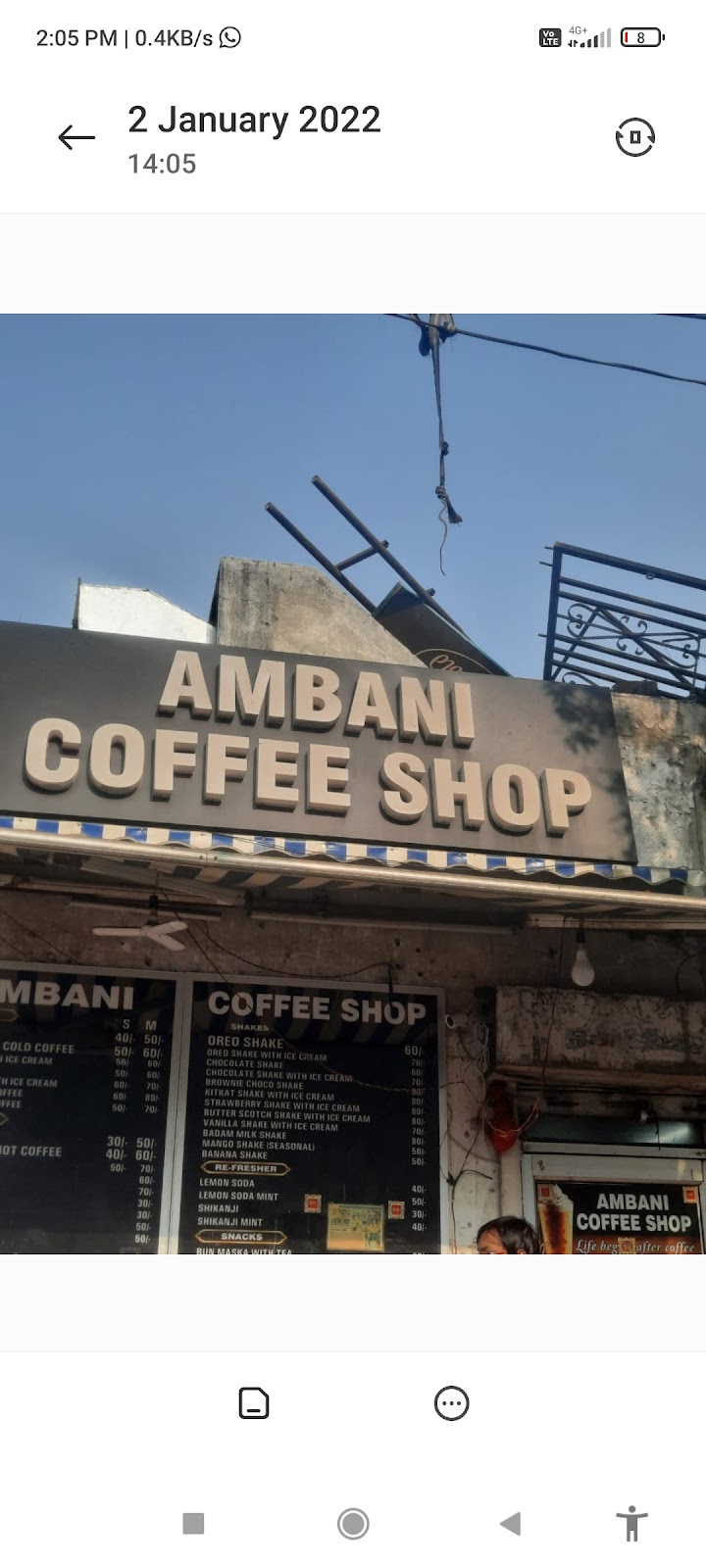 Ambani Coffee Shop / Sector 31 Place mentioned in saved reels