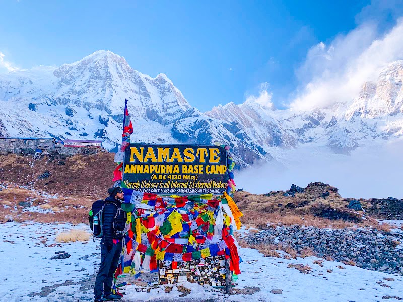 Annapurna Base Camp Place mentioned in saved reels