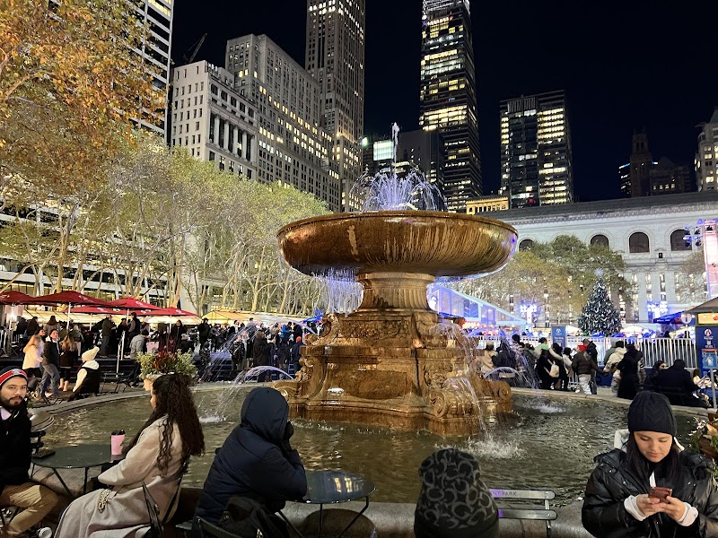 Bryant Park Winter Village / New York Place mentioned in saved reels