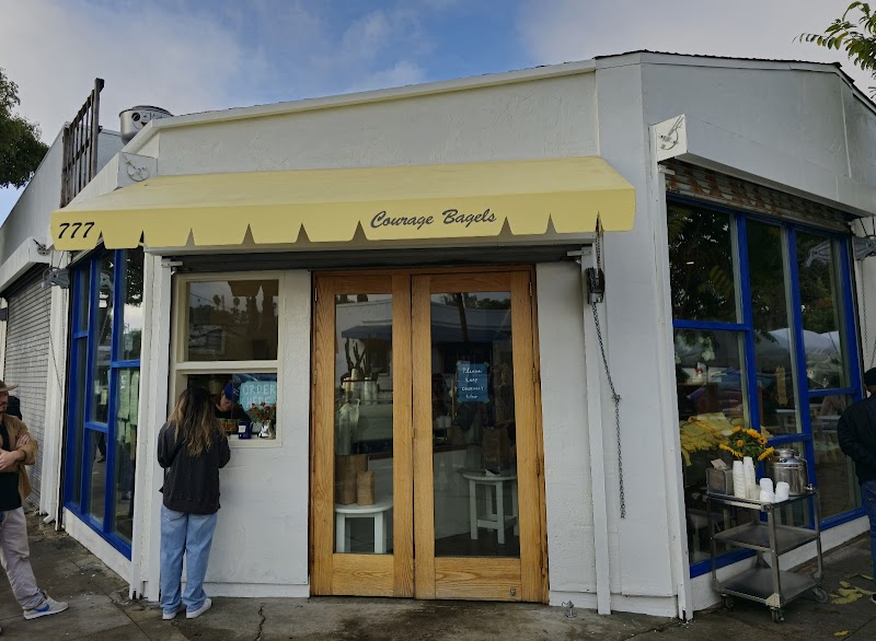 Courage Bagel / LA Place mentioned in saved reels