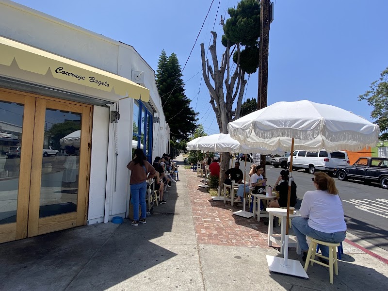 Courage Bagels / LA Place mentioned in saved reels