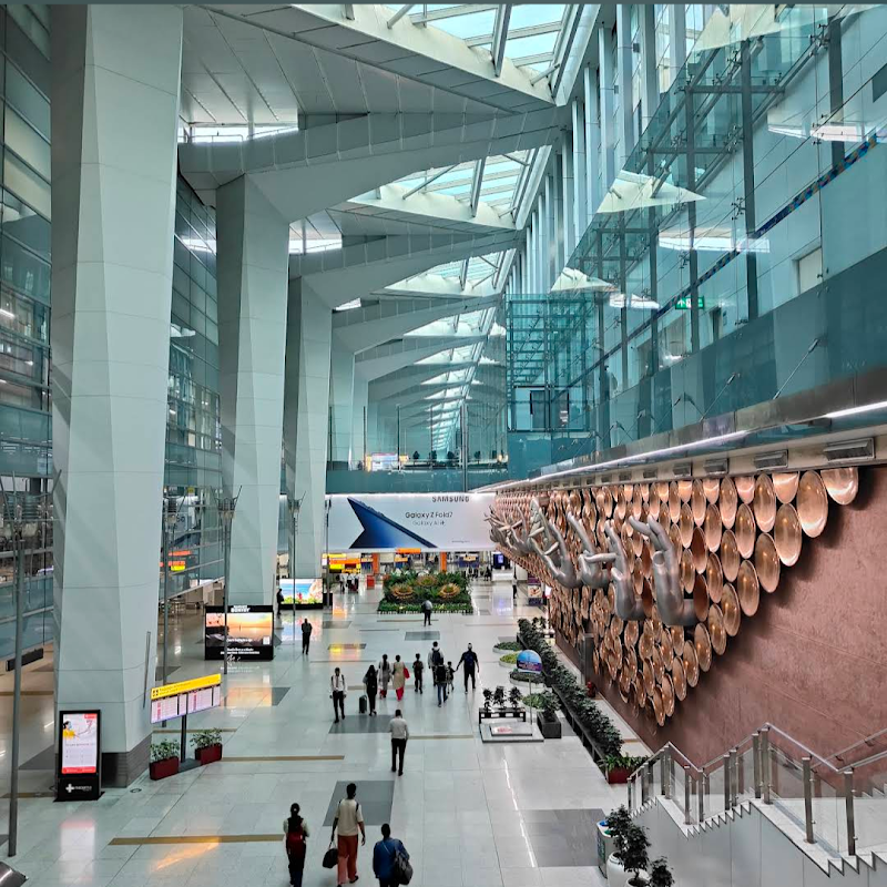 Delhi Airport / Delhi Place mentioned in saved reels