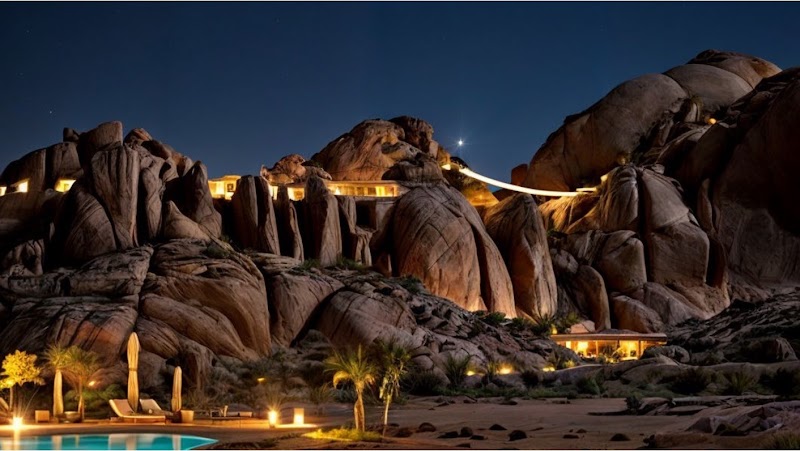 Desert Rock Resort / Saudi Arabia Place mentioned in saved reels