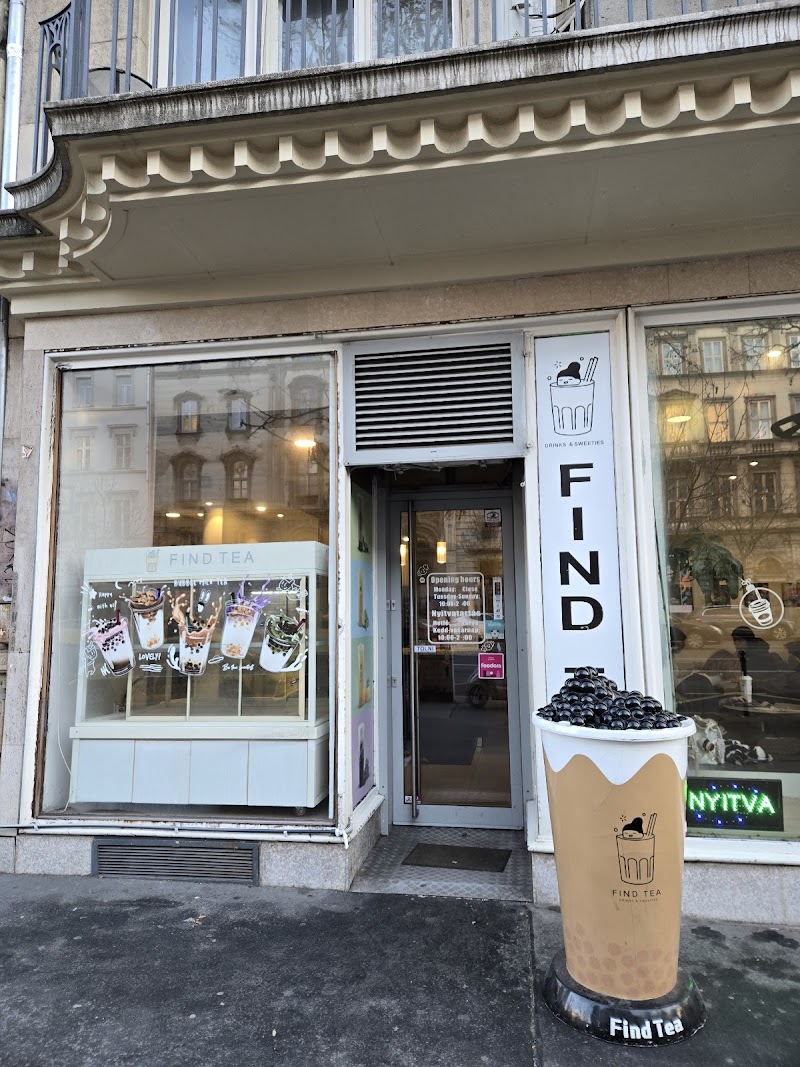 Find Tea / Budapest Place mentioned in saved reels