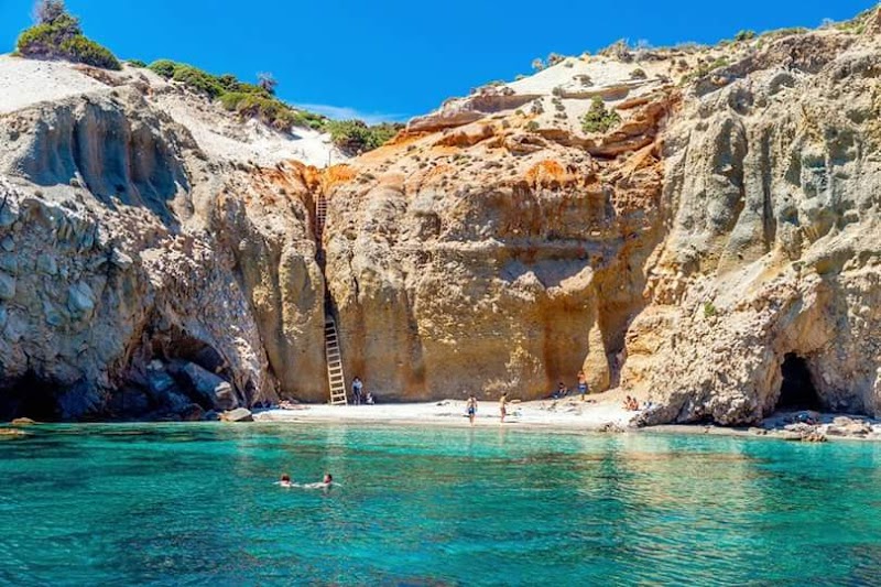 Fyriplaka Beach / Milos Place mentioned in saved reels