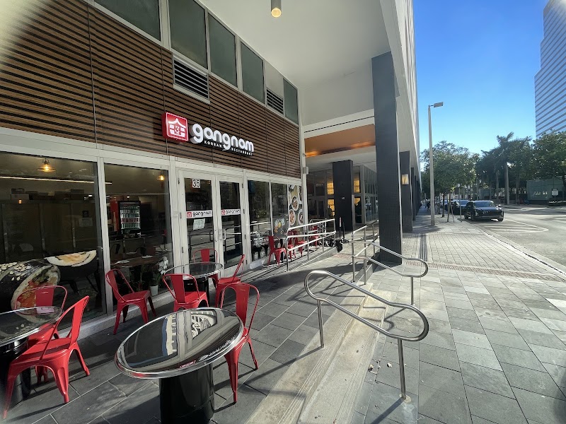 Gangnam Restaurant Place mentioned in saved reels