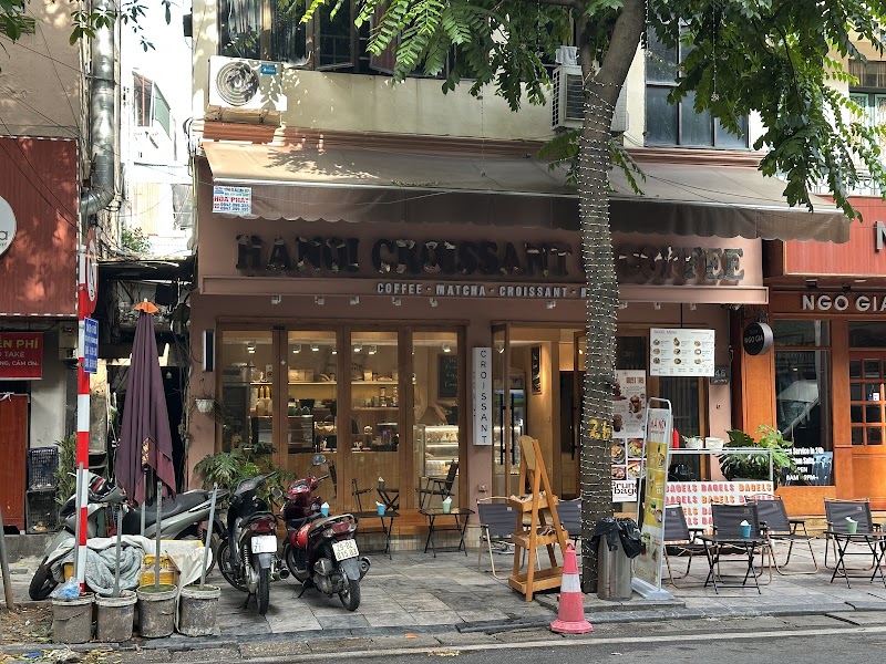 Hanoi Croissant and Coffee Place mentioned in saved reels