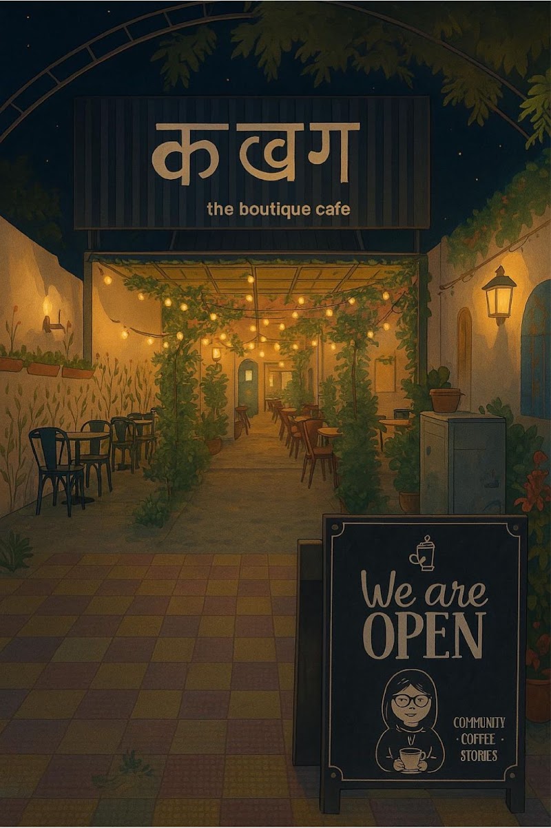 Ka Kha Ga Cafe / Noida Place mentioned in saved reels
