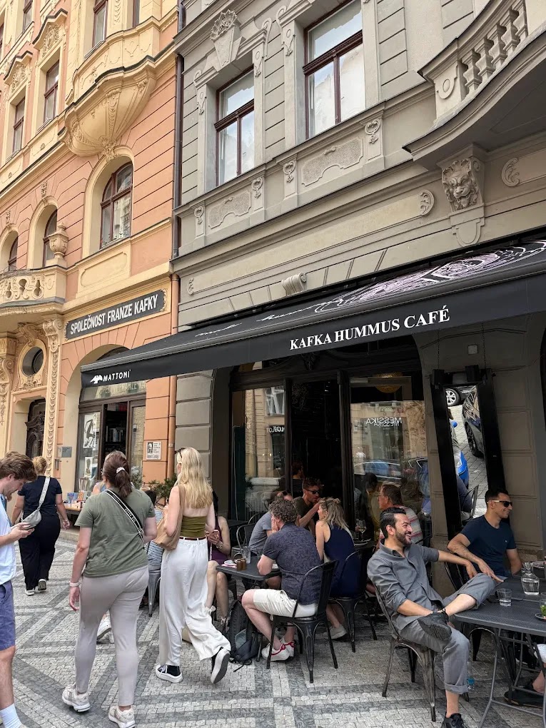 Kafka Hummus Cafe / Prague Place mentioned in saved reels
