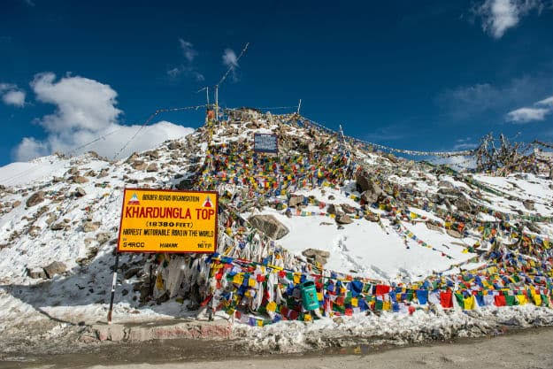Khardung La Place mentioned in saved reels