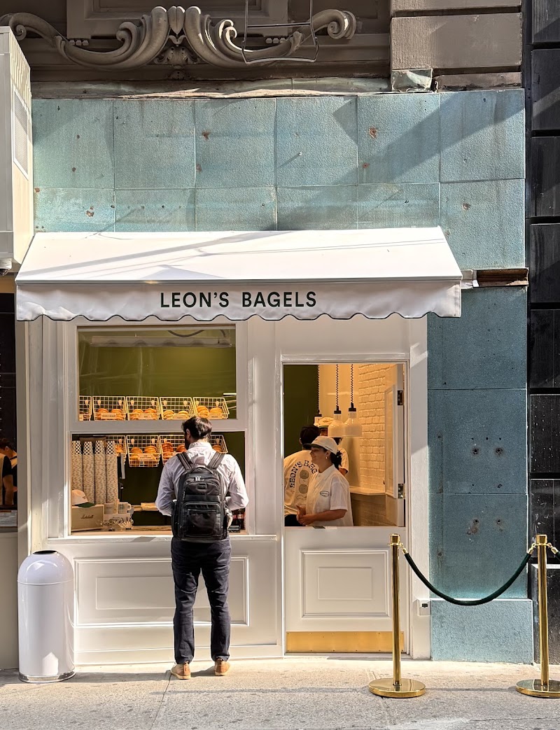 Leon's Bagels / Financial District Place mentioned in saved reels