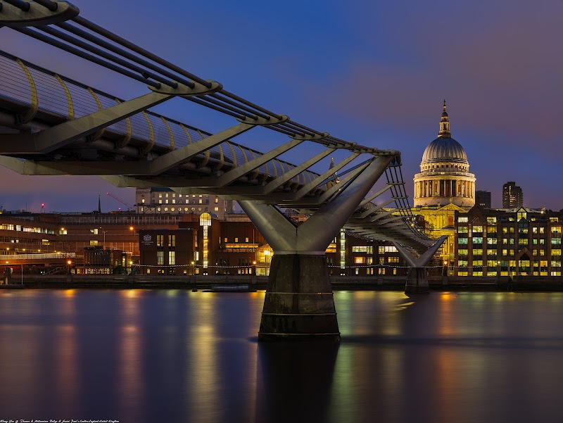 Millennium Bridge / London Place mentioned in saved reels