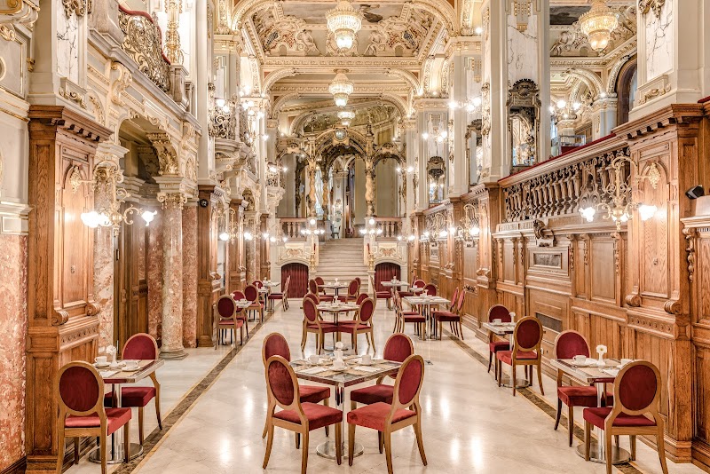 New York Café / Budapest Place mentioned in saved reels