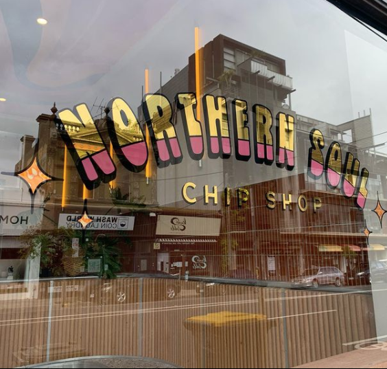 Northern Soul Chip Shop / Melbourne Place mentioned in saved reels