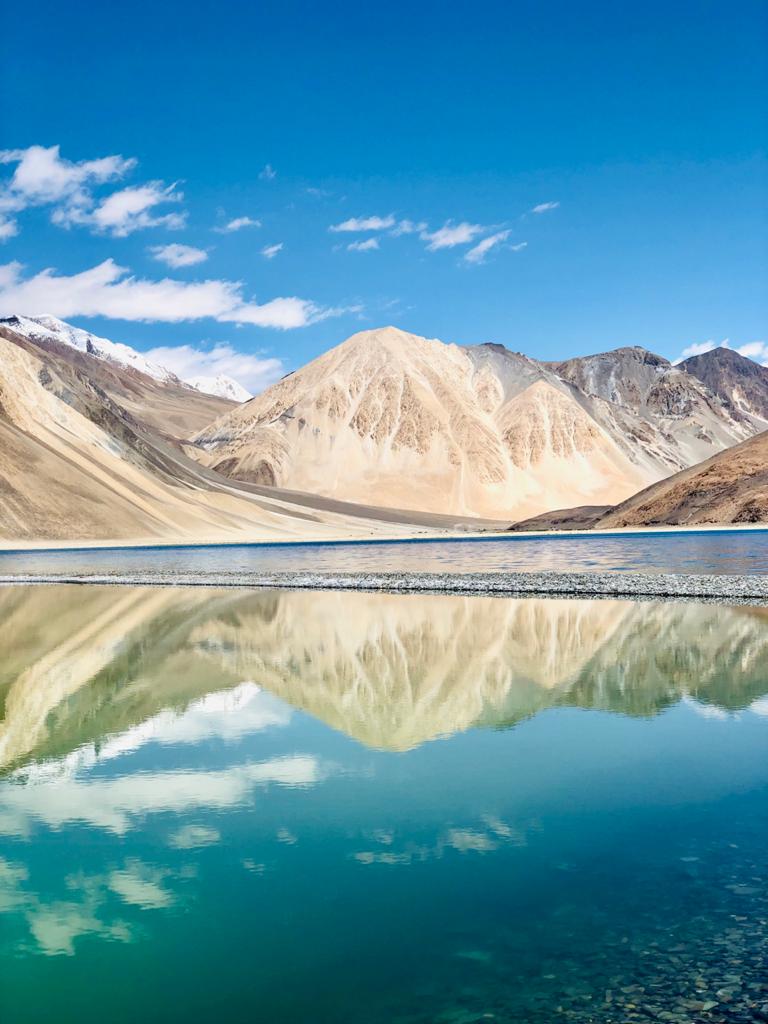Pangong Lake Place mentioned in saved reels
