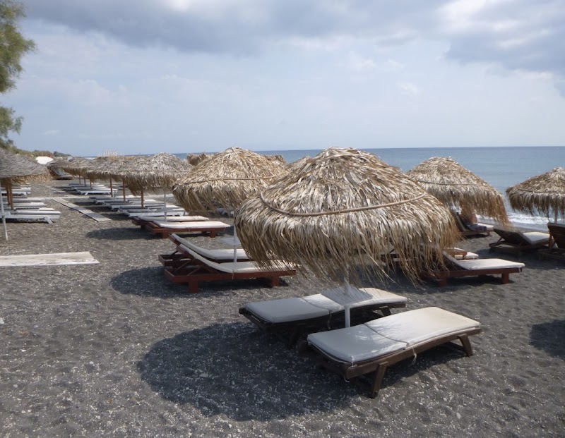 Perivolos Beach / Santorini Place mentioned in saved reels