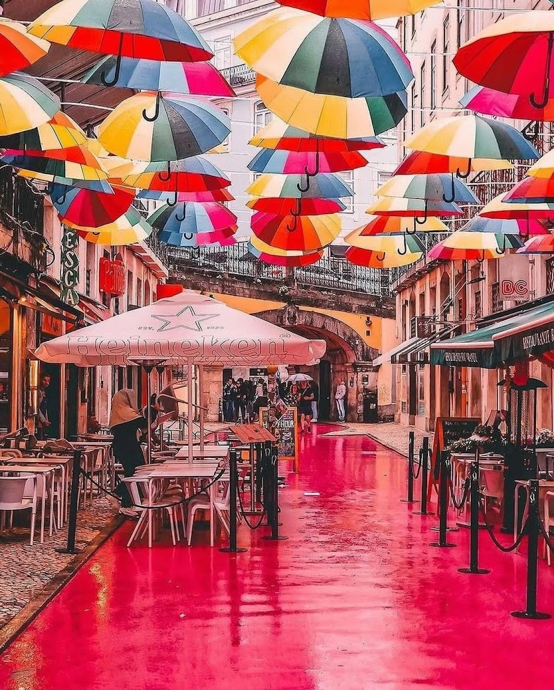 Pink Street / Lisbon Place mentioned in saved reels