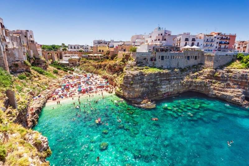 Polignano a Mare Place mentioned in saved reels