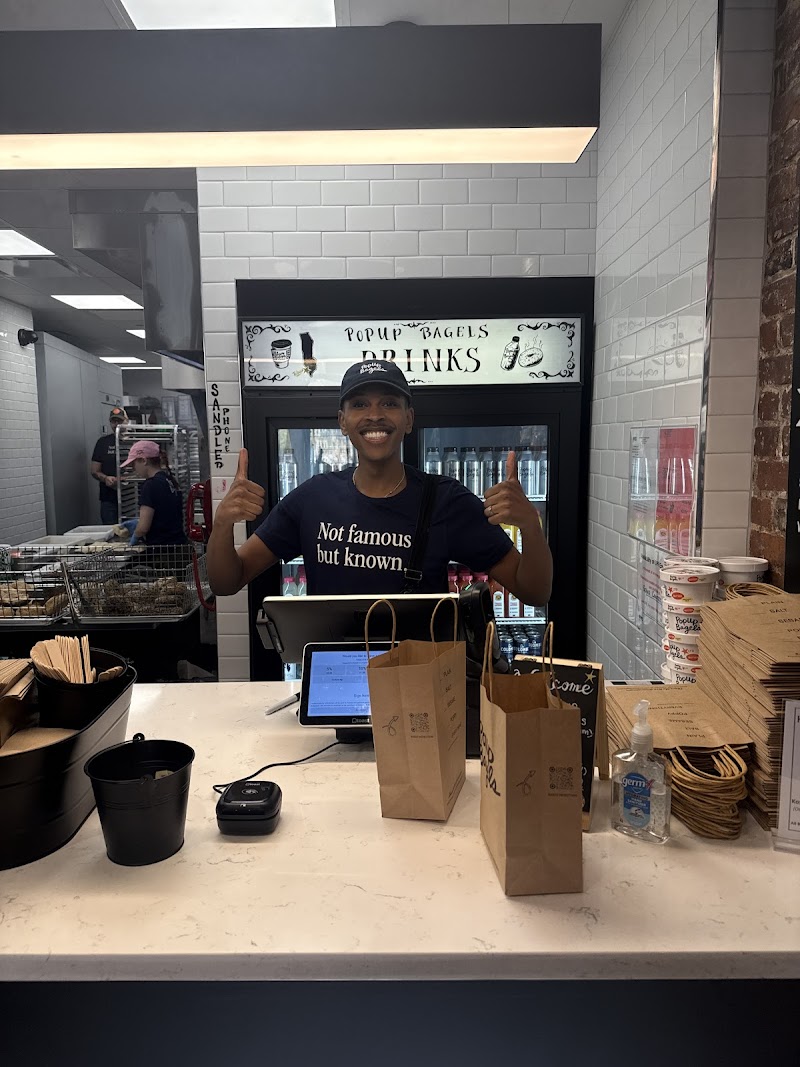 Pop up Bagel / NYC Place mentioned in saved reels