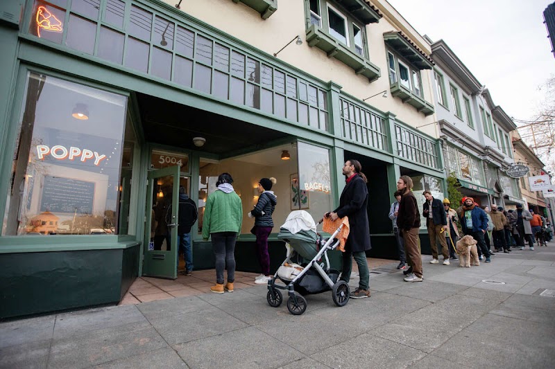 PopUp Bagels Place mentioned in saved reels