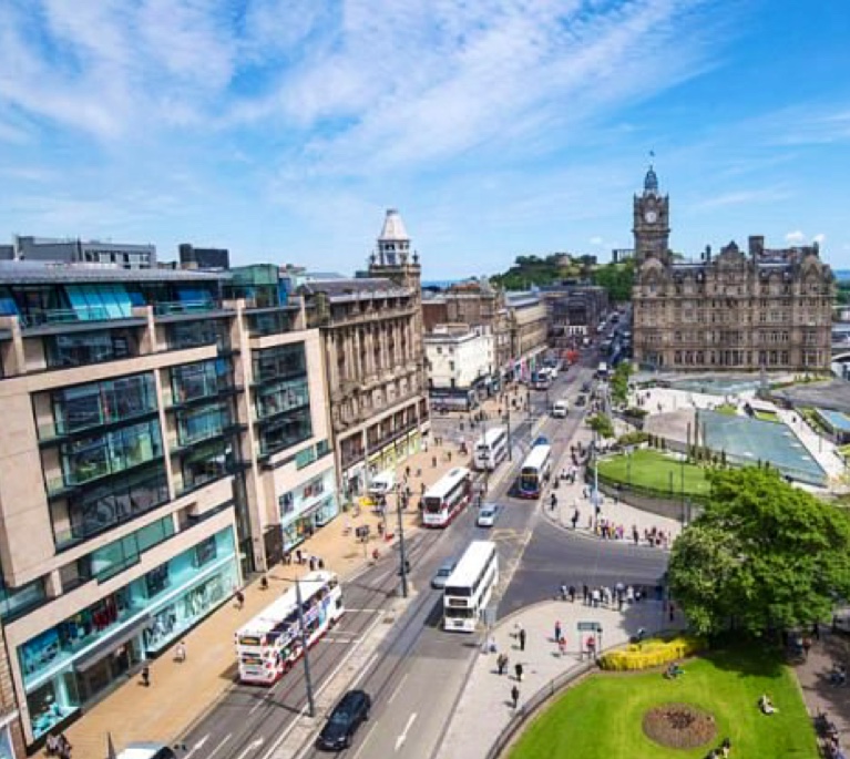 Princes Street / Edinburgh Place mentioned in saved reels