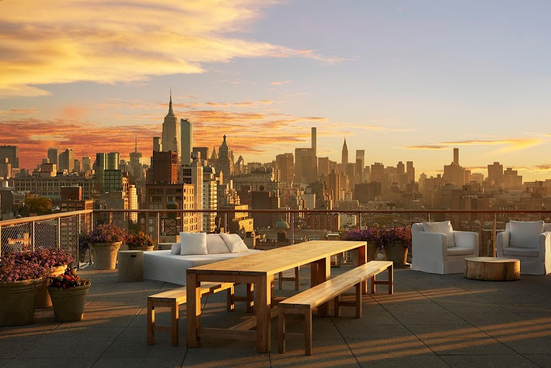 Public hotel rooftop / NYC Place mentioned in saved reels