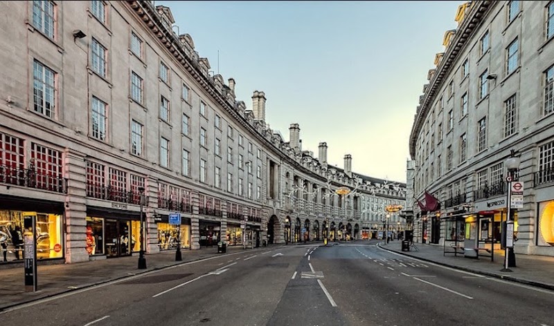Regent Street / London Place mentioned in saved reels