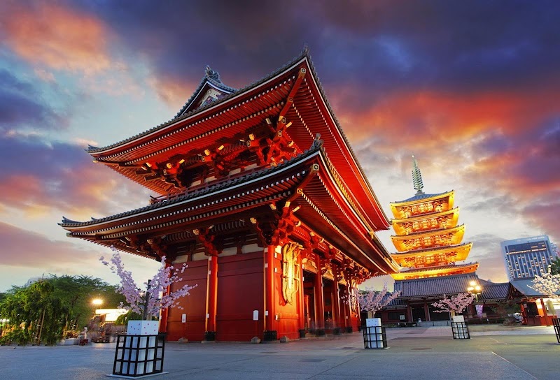 Sensoji Temple Place mentioned in saved reels