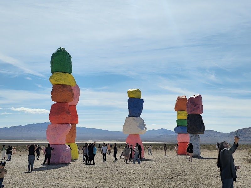 Seven Magic Mountains / Nevada Place mentioned in saved reels