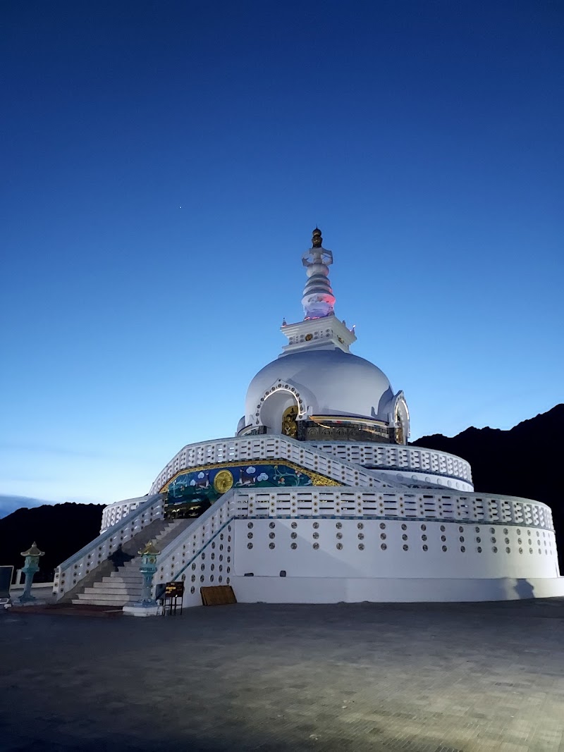 Shanti Stupa Place mentioned in saved reels