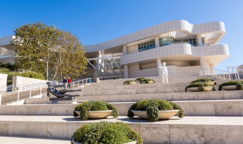 The Getty / Brentwood Place mentioned in saved reels