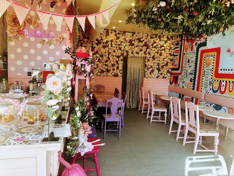 The Pink Cafe Place mentioned in saved reels