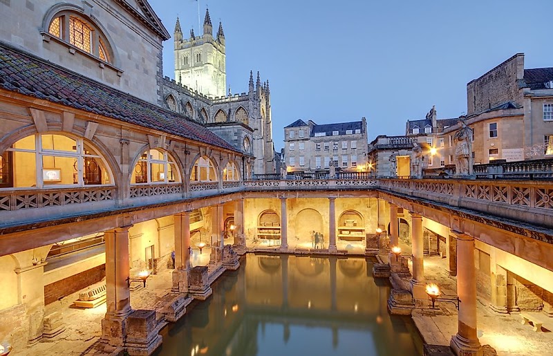 The Roman Baths / Bath Place mentioned in saved reels