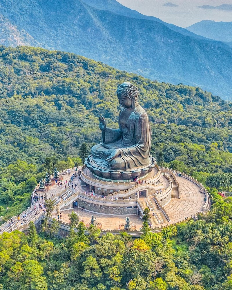Tian Tan Buddha Place mentioned in saved reels