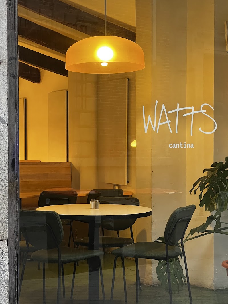 Watts Cantina / Madrid Place mentioned in saved reels