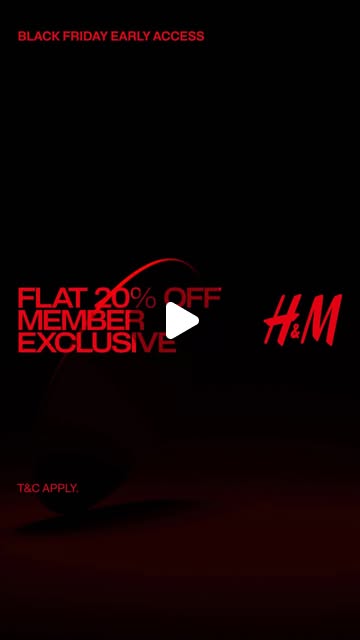 H&M Black Friday thumbnail