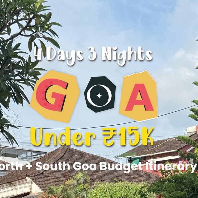 Goa Budget Itinerary thumbnail