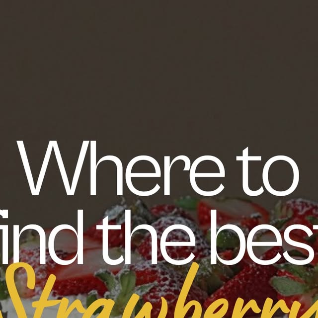 Pune Strawberry Dessert Guide thumbnail