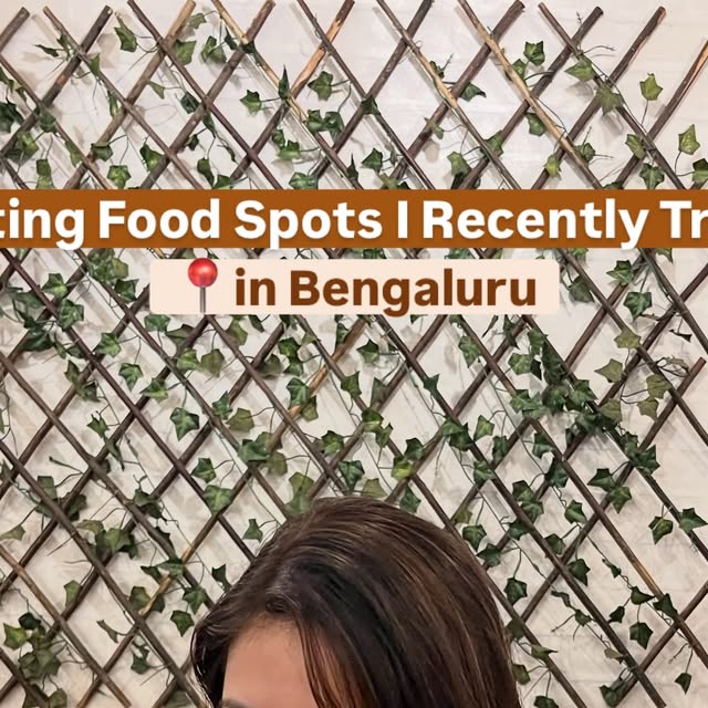 Best Bengaluru Food Spots thumbnail