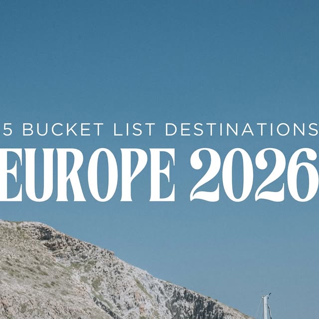Europe Bucket List 2026 thumbnail