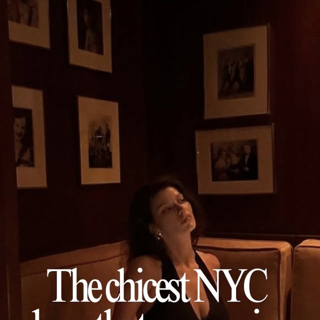 Chicest NYC Bars