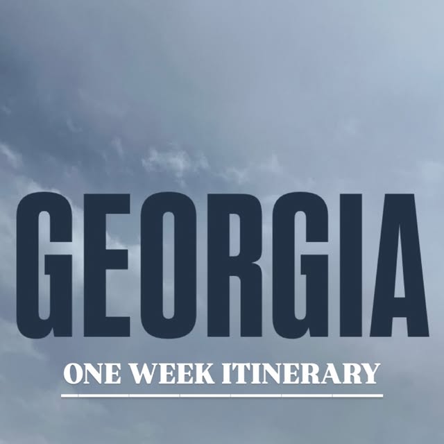 Georgia One Week Itinerary thumbnail