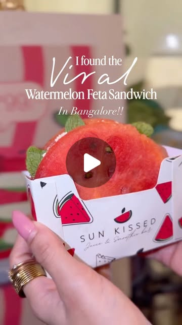 Viral Watermelon Sandwich
