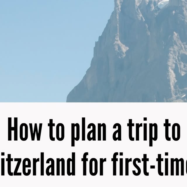Swiss Trip Roadmap thumbnail