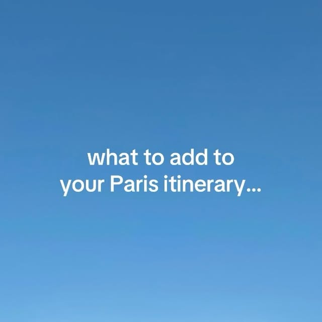 Ultimate Paris Itinerary thumbnail