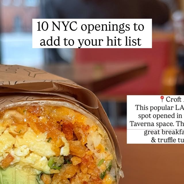 New NYC Openings thumbnail