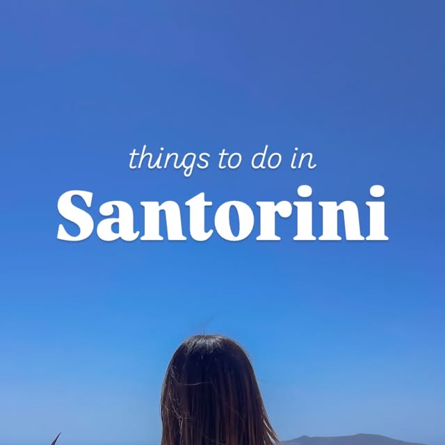 Top Santorini Experiences