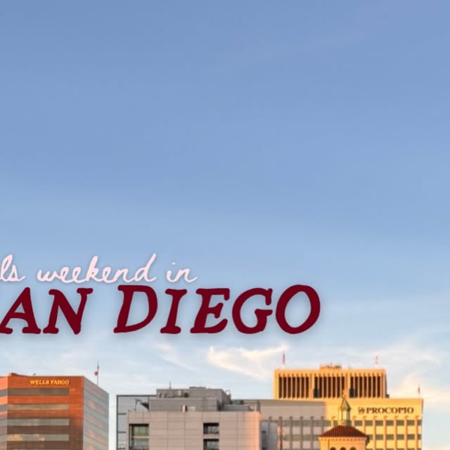 San Diego Weekend Itinerary thumbnail