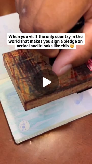 Palau Arrival Pledge